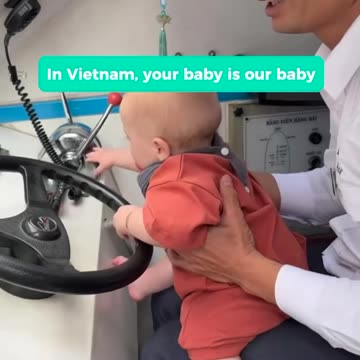 Come to Vietnam with your kids and you'll have lots of willing baby-sitters