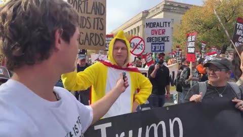Portland ANTIFA members SPOTTED at Anti-Trump rally in D.C.