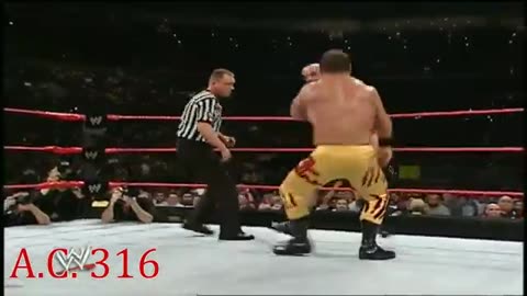 CHRIS JERICHO & WOLVERINE VS TYSON TOMKO & CHRISTIAN WWF RAW 2004 HD