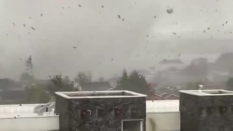 Tornado leaves trail of destruction in Puerto Varas, Chile