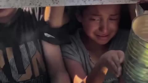 Children in Gaza save gaza