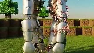 Must Watch: Minecraft RTX: What if ~20 BABY GOLEM #Shorts