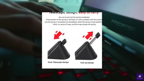 Sisyphy Gaming Mouse Bungee, Mouse Cord Holder and Cable Management Device (Prim