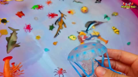 Put All Water Animals into Blue Bucket in Front of House