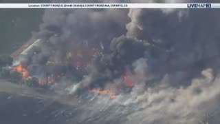 Fire and Explosions at fireworks factory in Yolo County, California