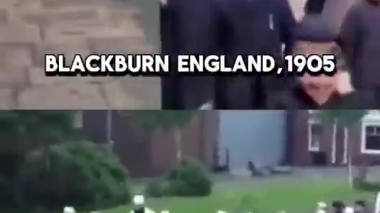 Blackburn, England.Before and after mass immigration and forced multiculturalism