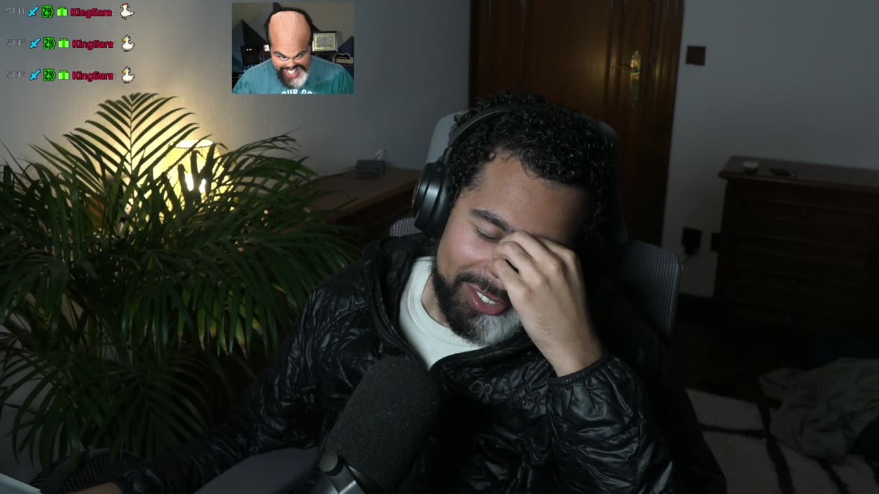 DomPlays Reaction to a Song with his Voice