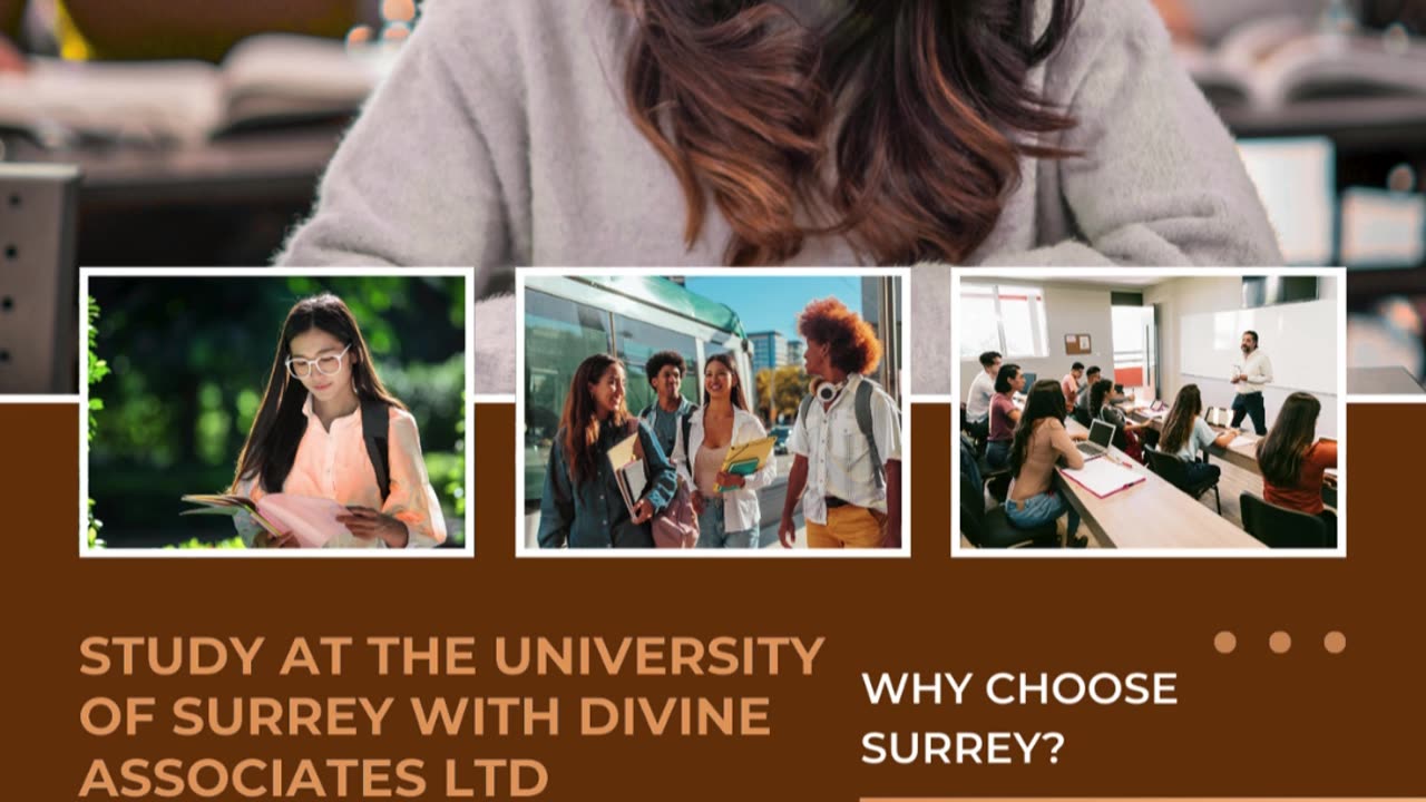 Unlock Your Future at the University of Surrey with Divine Associates Ltd