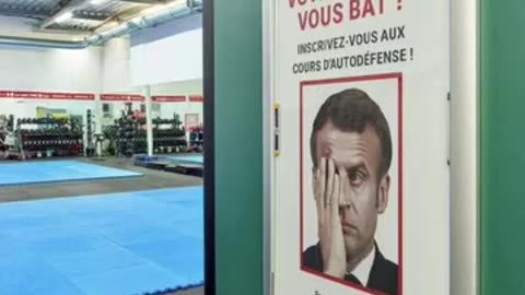 "Does your wife beat you? Sign up for self-defense classes!"