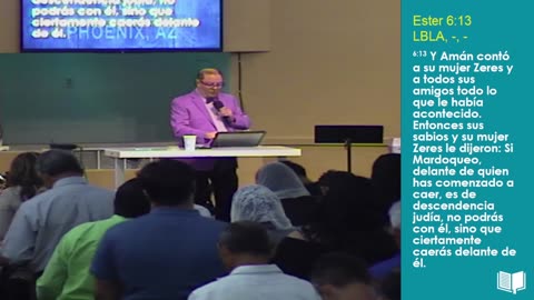 Caerás delante de él | Ester 6:1-3,13 | Pastor Jose A. Arriaga | Santa Cena