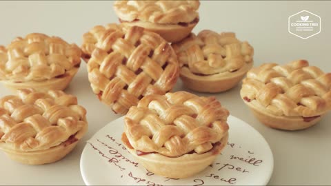 _귀여운 미니 사과파이. 애플파이 만들기 - Mini Apple Pie Recipe - Cooking tree