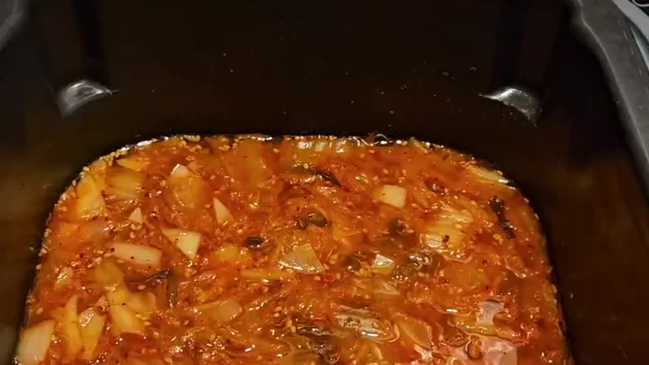 Korean Style SPAM and Kimchi Stew