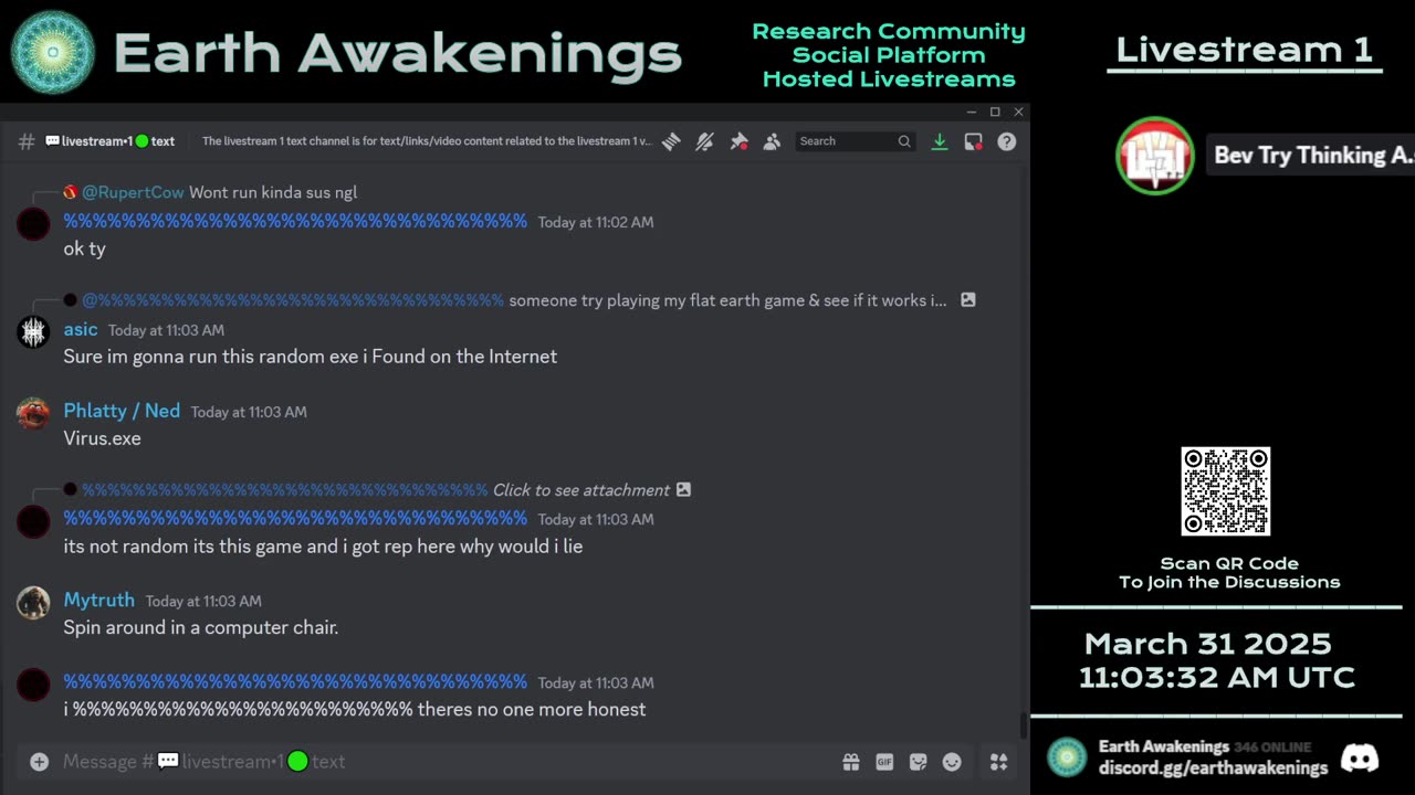 Earth Awakenings - Livestream 1 - #3078