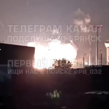 Something Big Exploding On Territory of Bryansk Airport