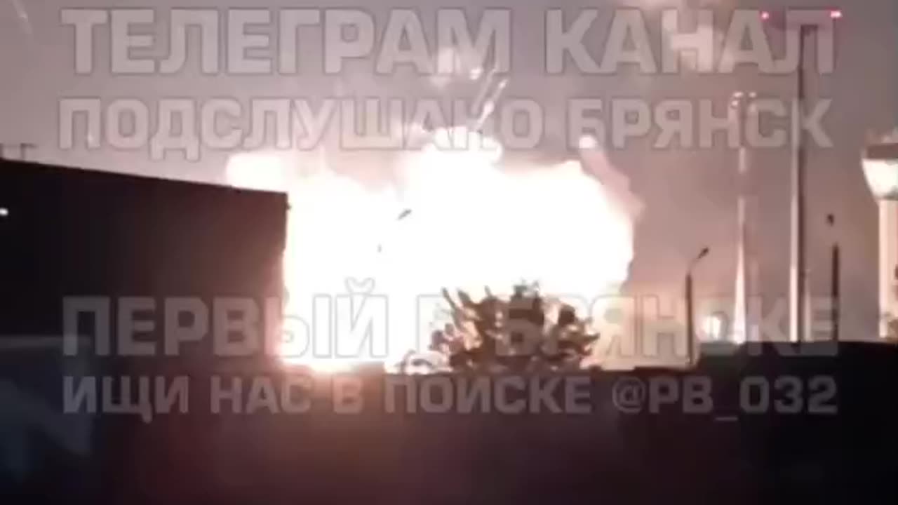 Something Big Exploding On Territory of Bryansk Airport