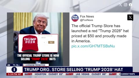 "THINK AHEAD!" TRUMP SELLING 2028 MAGA HATS AS WE HEAD TO THE SCRIPTED ENDING OF TRUMP VS OBAMA!