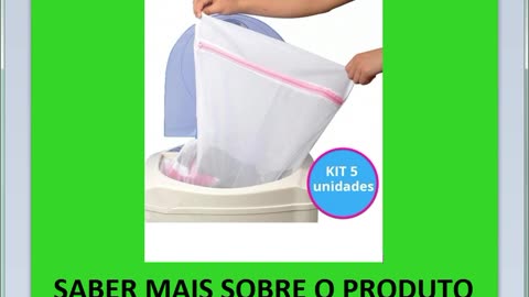 5 Sacos Lava Fácil para Máquina de Lavar Roupas