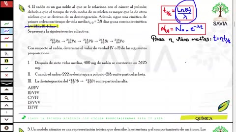 SAVIA REPASO 2025 - 2 | Semana 01 | Química S1