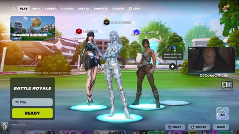 🔴 #Live [GR/CY/EN/BG] 🎮:Fortnite dike mu!! | Follow @ social: @DJCokeOfficial | !addme !social |