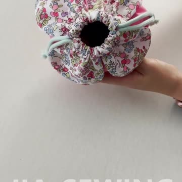 Petal Drawstring Pouch.💰🌸 | DIY | Quick Sewing Tips No.312