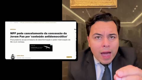 🚨 COMEÇOU A CAÇA À IMPRENSA LIVRE! 🚨 O MPF agora pede a cassação da concessão da Jovem Pan