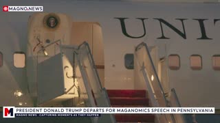 🇺🇸 President Trump Departs for MAGANOMICS Speech in Mount Pocono, Pennsylvania [LIVE]