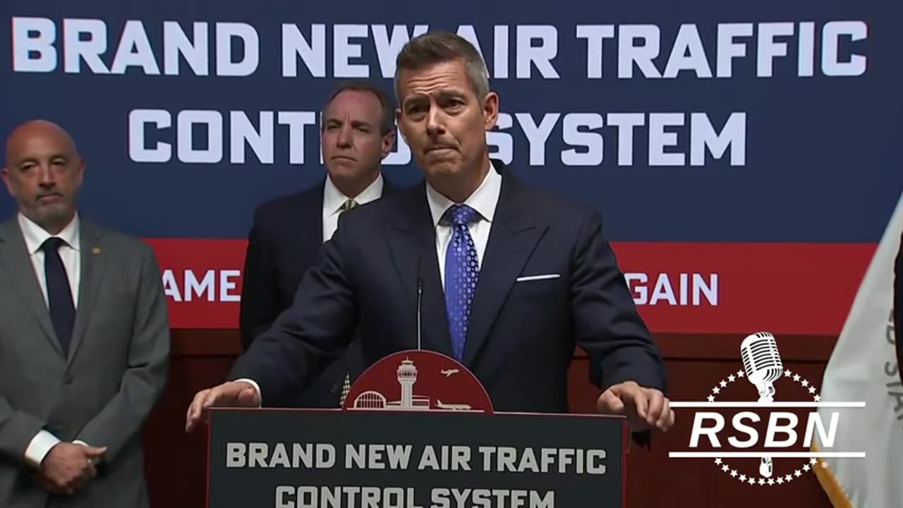 RSBN Sec. Sean Duffy takes questions after Air Traffic Control overhaul announcement - 5-8-25