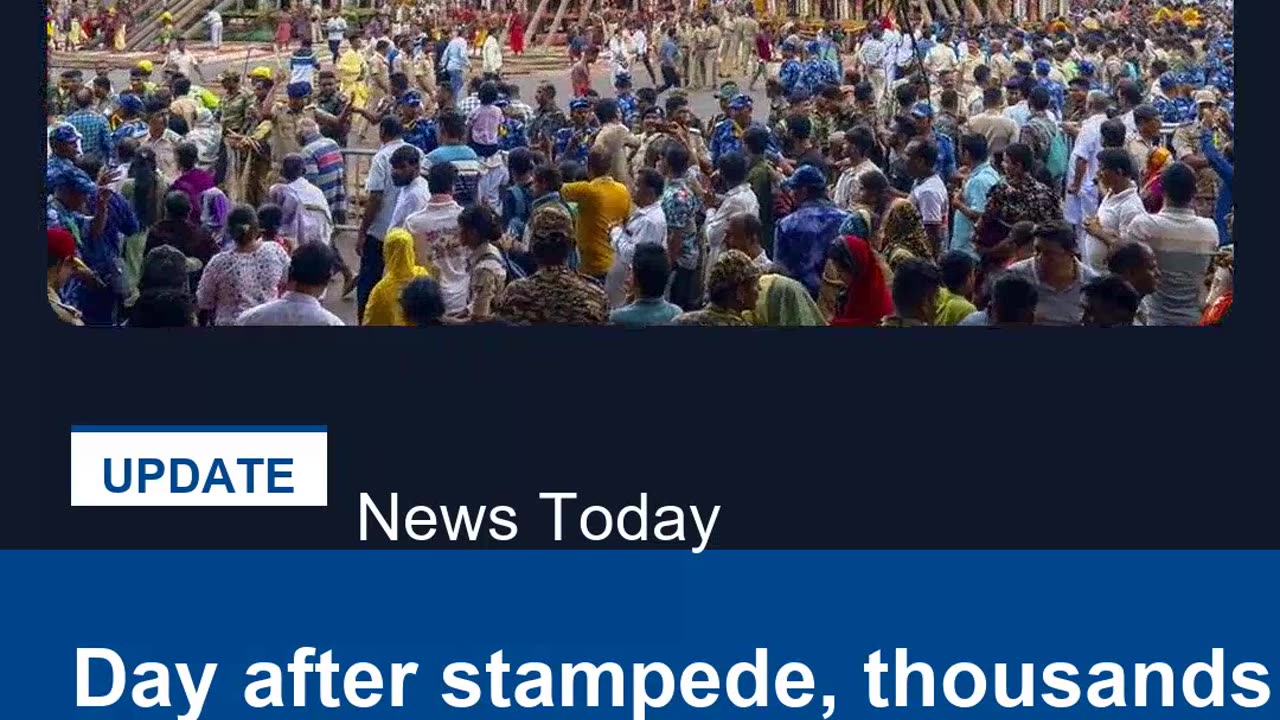 Day after stampede, thousands make beeline to have glimpse of sibling deities in Puri