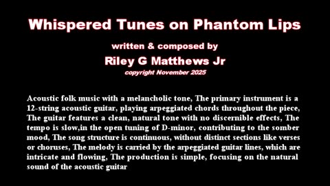 Whispered Tunes on Phantom Lips