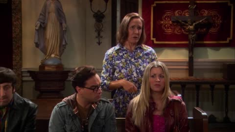 Mãe de Sheldon na Igreja
