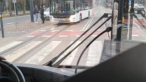 Kolizja autobusu MZK Toruń [Short]