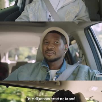 (Usher) goes dad mode 🚗⁣ ⁣ The iconic singer and his sons