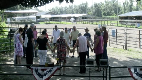 Skipper Calder & Cowboy-up Ministry bring horse training with a message at 11am.