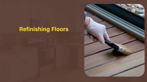 Refinishing floors Tampa FL