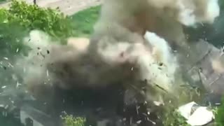 Ukrainian Bombers Dropping Dozens of Incendiary Bombs on Buildings Russian Use for Operations