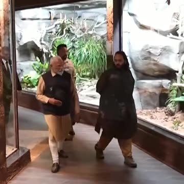 PM Modi’s Anant Ambani’s powerful vision dedication to animal welfare. #AnantAmbani #PMModi #