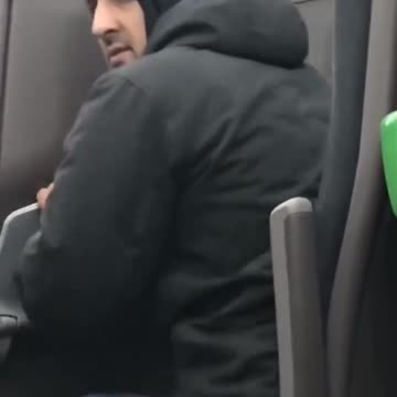 The usual suspect with a knife tries to rob random people. No one is safe in Europe.