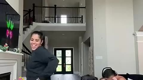Mom and son do TikTok trend and dad is confused #shorts