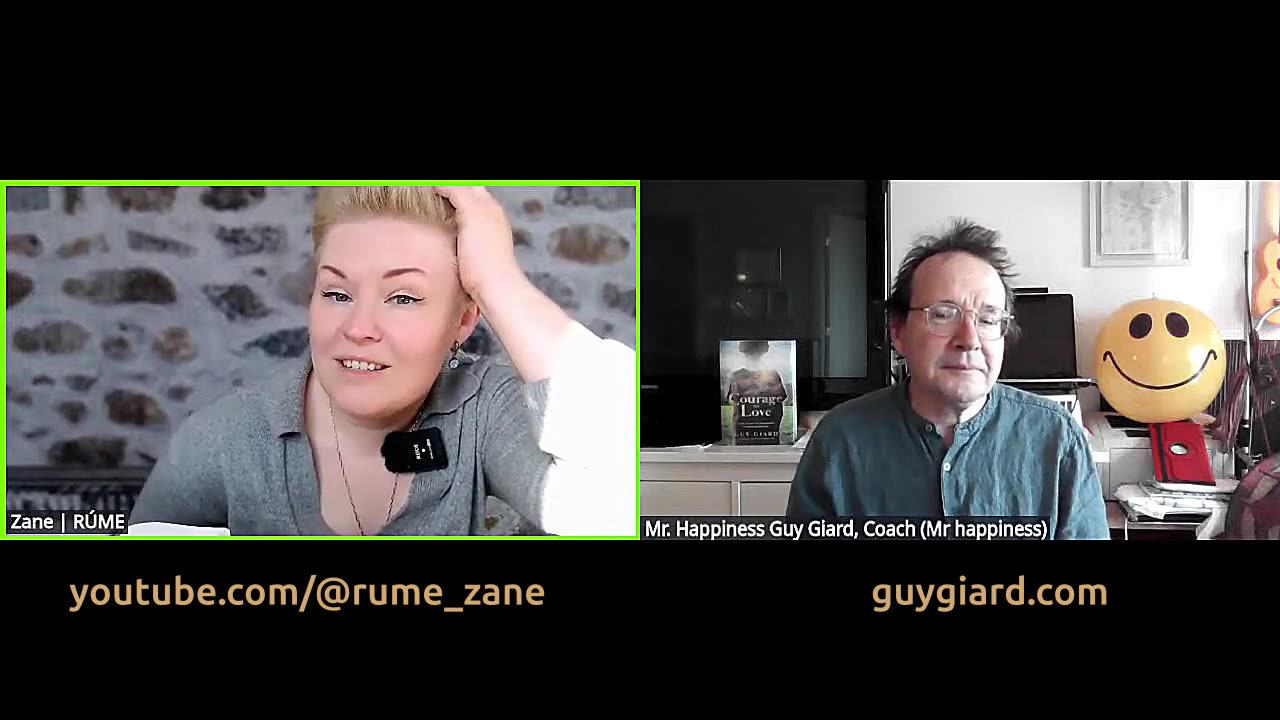 Guy Giard Mr Happiness full interview Georgia Forgiveness March 31th 2025 with Zane