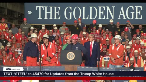 KAROLINE LEAVITT | President Trump Delivers Remarks on U.S. Steel Deal