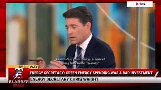 Energy Secretary: Green Energy Spending Was A Bad Investment