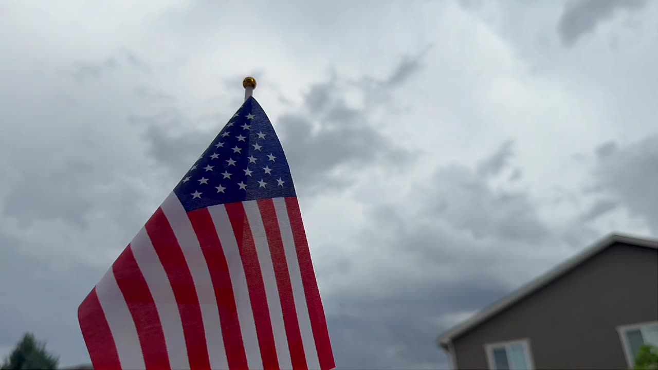 Americans See Patriotic Cloud Shapes