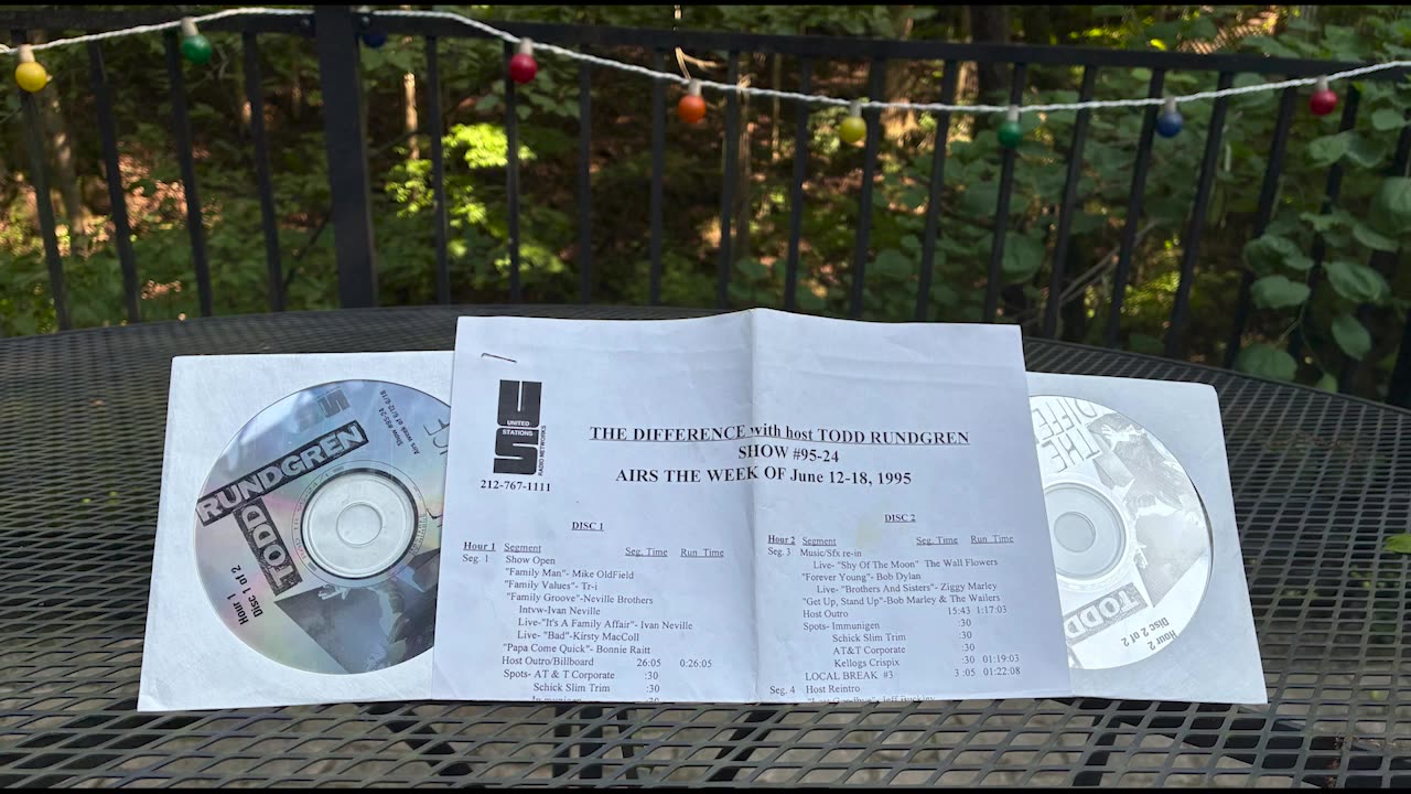 June 12-18, 1995 - 'The Difference with Todd Rundgren' (#95-24)