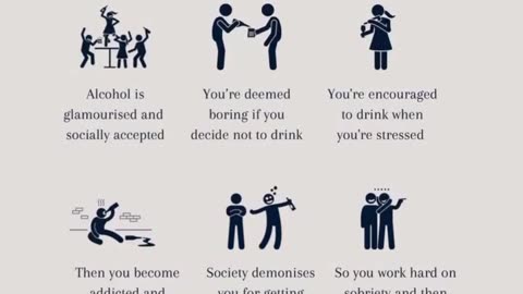 The vicious cycle of alcohol addiction