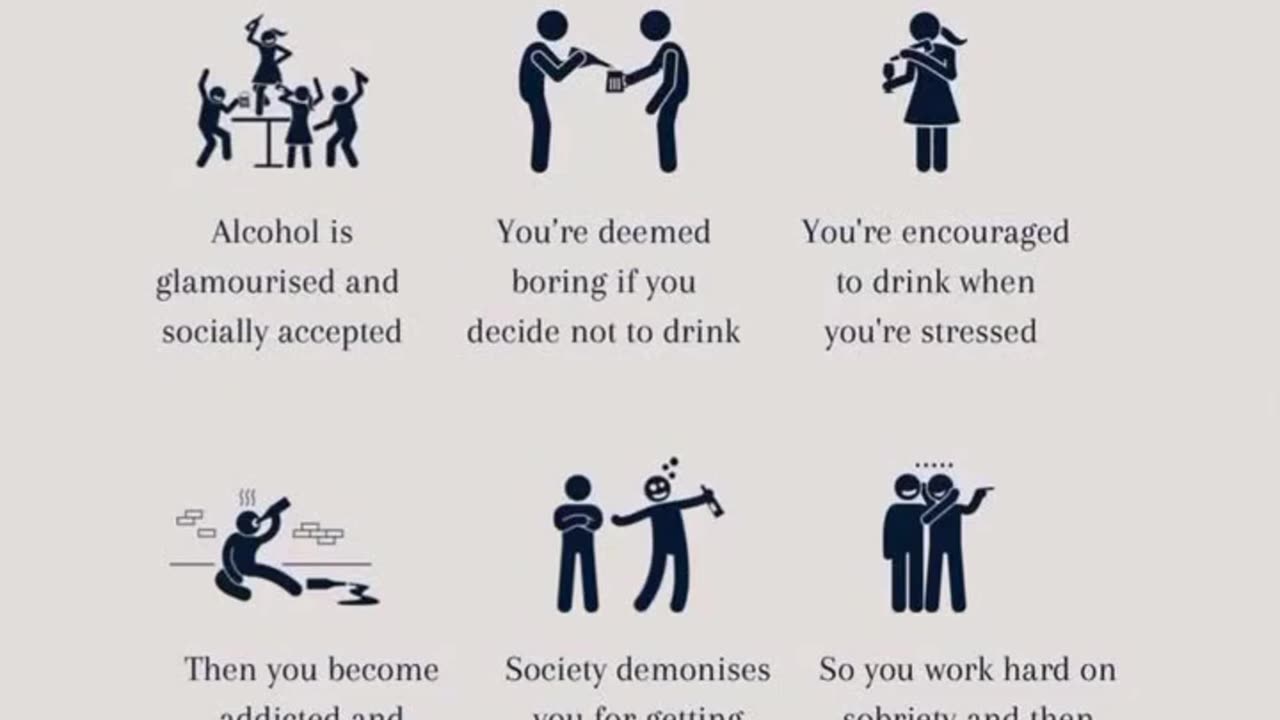 The vicious cycle of alcohol addiction