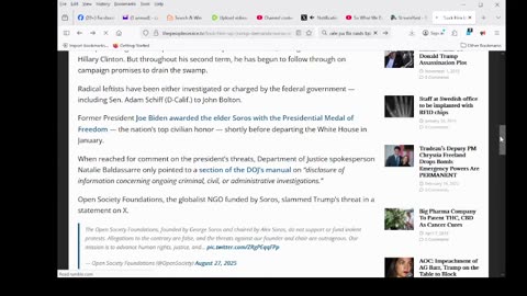 Trump Threatens Soros Family With Arrest for Defrauding the United States