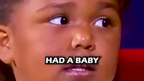 Little girl is not playing