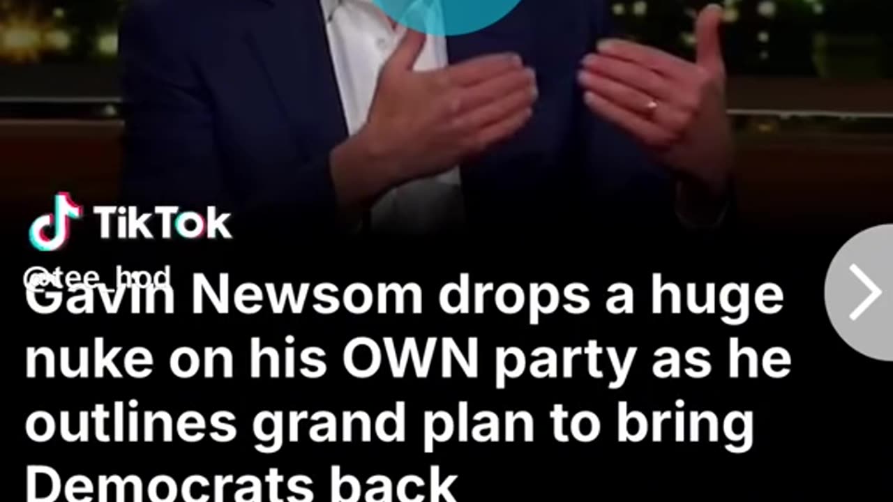 Gavin Newsom Throws Cold Water On Democrats!