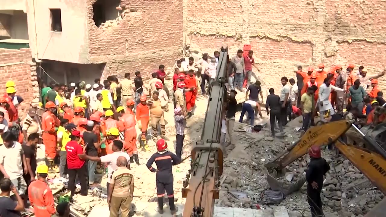 Rescuers look for survivors after deadly India building collapse