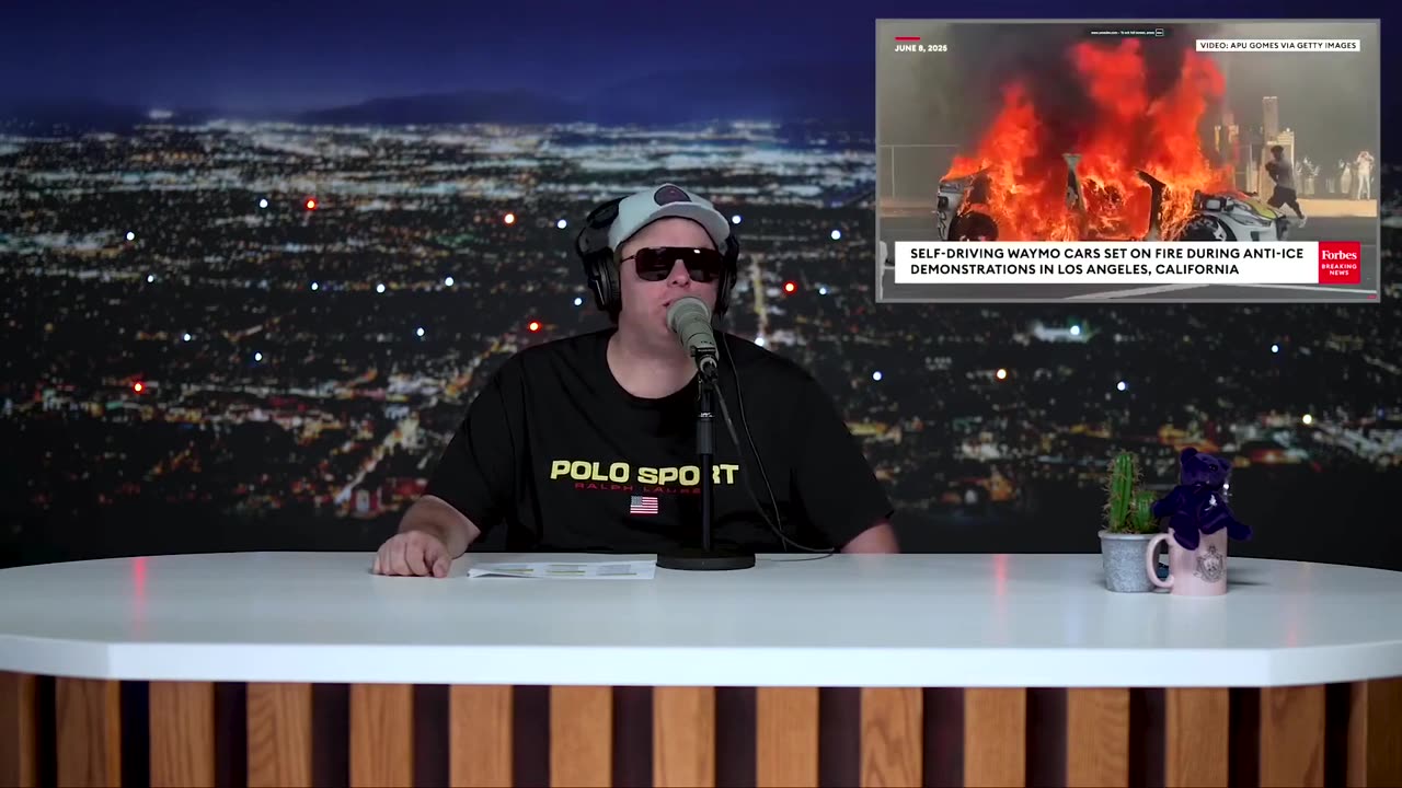 Burning Waymos & Flags - Tim Dillon Show #reality #2020 #protests #crash #violence